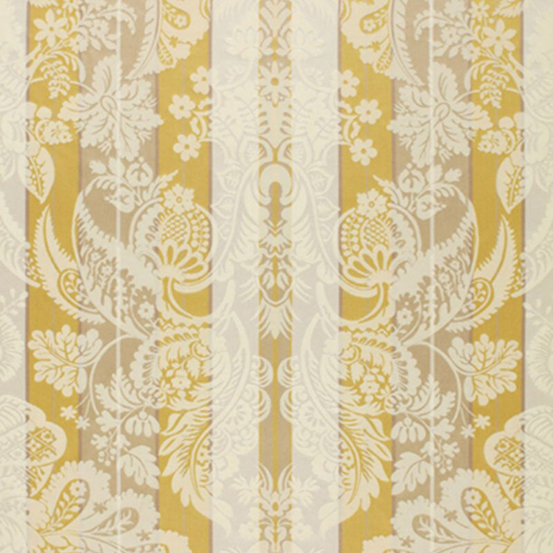 Savannah Imberline Damask Fabric, Yellow