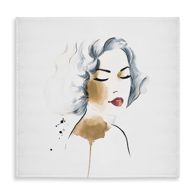 Minimalist Blue Beauty Tablecloth - Classic Watercolor Design