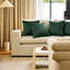 Luxury Check Velvet Cushion Covers Set Of 4 Soft Throw cases -2114959901