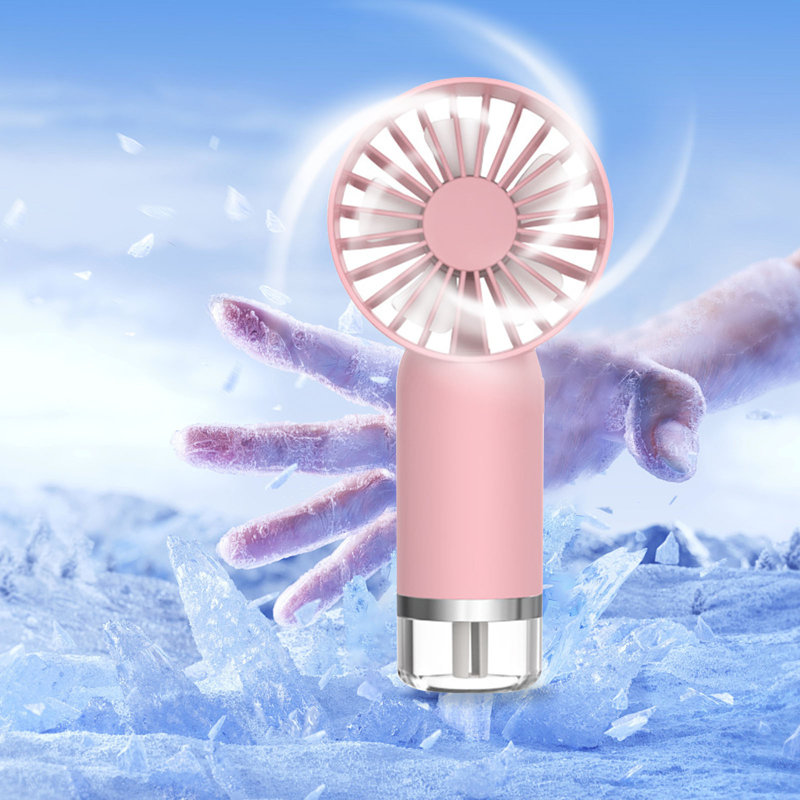 Assainisseur d'air de bureau et ventilateur USB, Pink