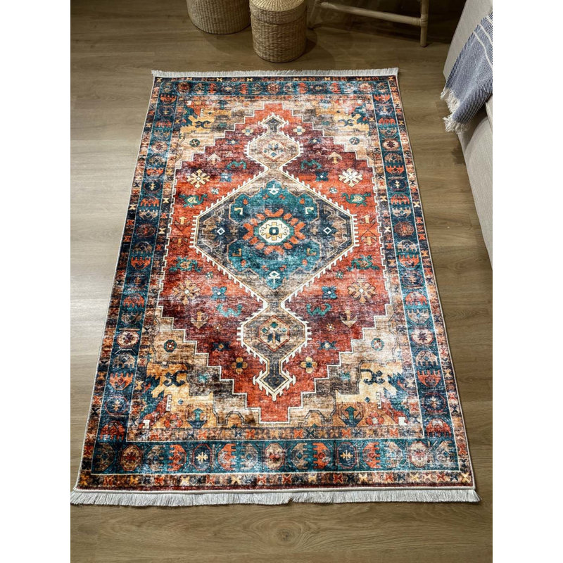 Tapis en coton Siena avec envers antidérapant, Rectangle 2 pi 7 po x 11 pi 6 po