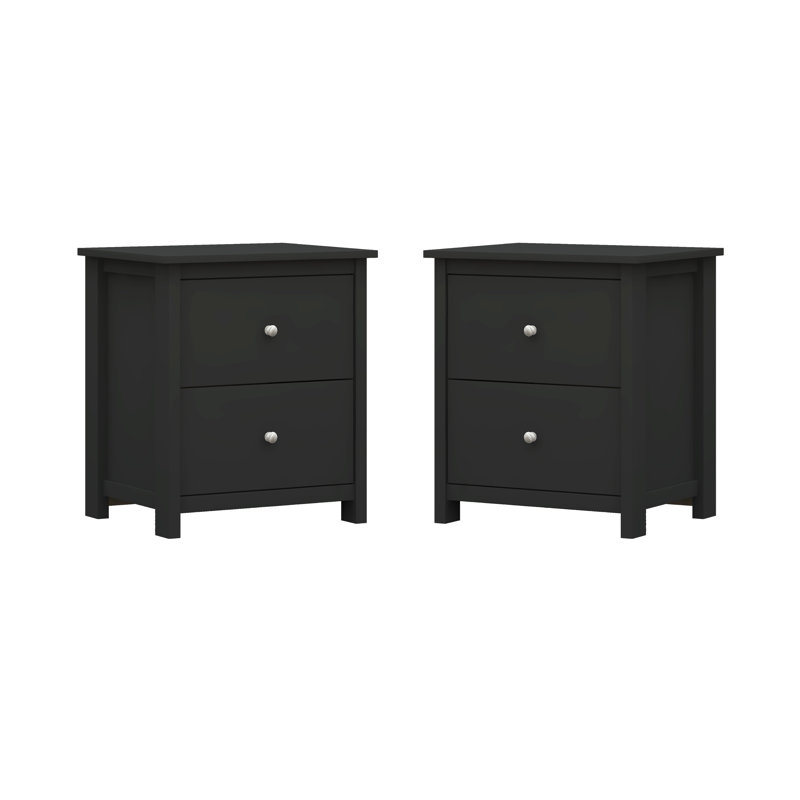 Isenbert 2 Pieces Bedroom Set, Graphite Grey