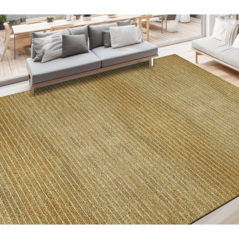 Area Rug in Wheat, Rectangle 3' x 5'
