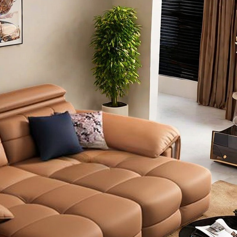 Canapé électrique de style rétro, 3, H 41,33 po x l 106,29 po x P 42,51 po
