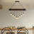 Calita 8 - Light Matte Black Kitchen Island Pendant