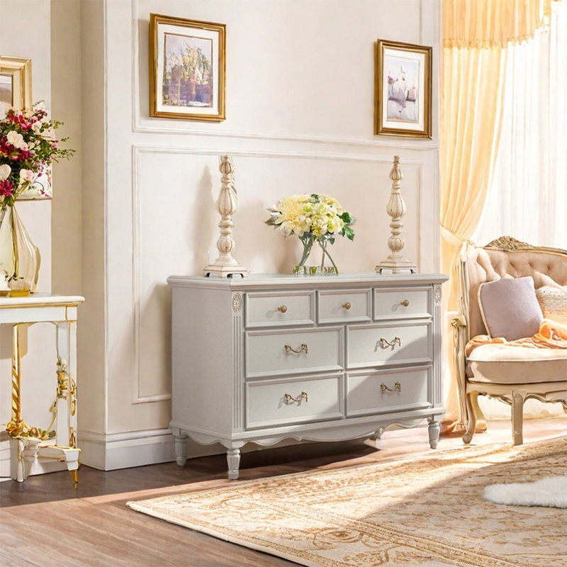 Elegant Metal Handle Sideboard
