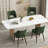 Modern Upholstered Dining Chair Side Chair with Wooden Legs-233511918