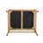 Linen Upholstered Ottoman With Solid Wood Legs-1843892697-1843892696