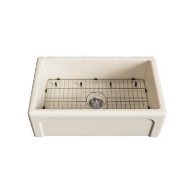 30'' L Undermount Single Bowl Fireclay Kitchen Sink