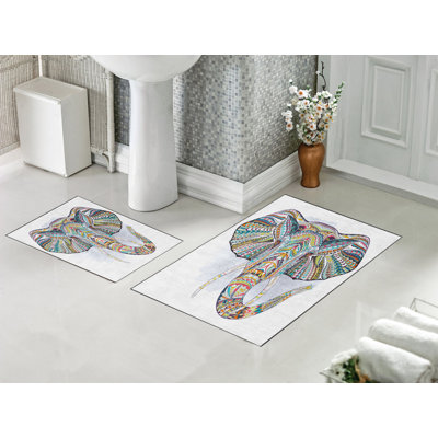 Ensemble de tapis de bain 2 pièces Dioselina