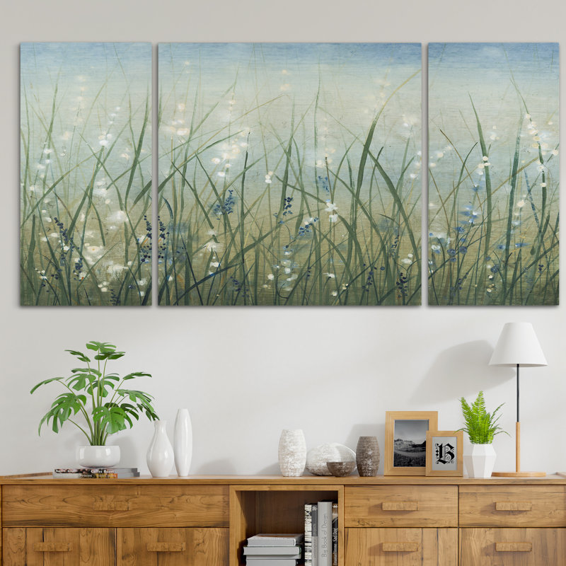 " Bliss I " 3 - Pieces, 24" H x 48" W x 1.5" D