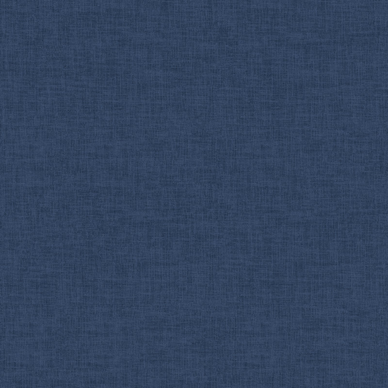 Antibes Linen Weave Texture Wallpaper, Navy