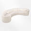 Canapé modulaire courbé 3 pièces, canapé rembourré sans cadre avec coussins 3 pièces-1627436537