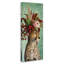 Élégante toile léopard avec arrangement floral, design par Heather Gauthier-1126095585