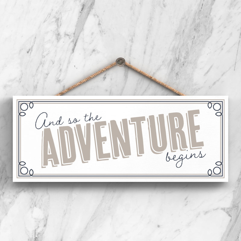 Vivid Squid Wholesale And So The Adventure Begins - No Frame Print on Wood