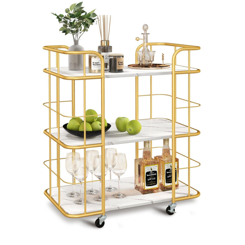 Metal Bar Cart