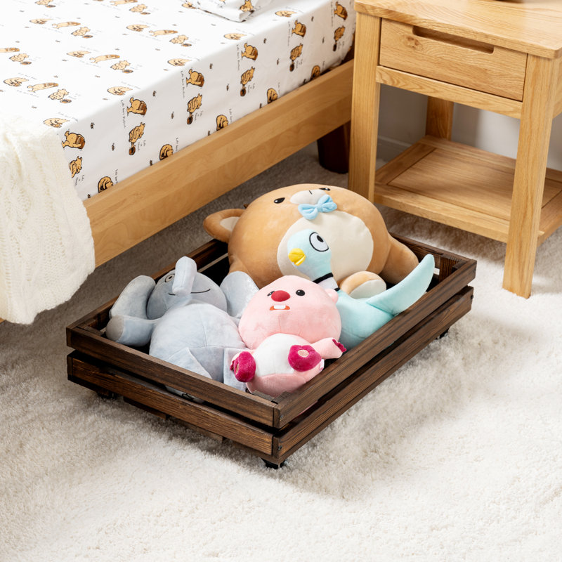 Solid Wood Decorative Bin