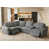 Dark Gray Polyester Blend