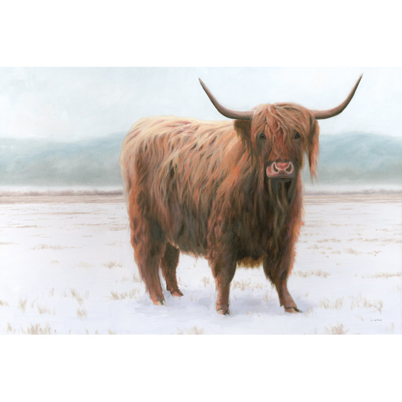 King Of The Highland Fields by James Wiens - Wrapped Canvas Painting, 20cm H x 30cm W