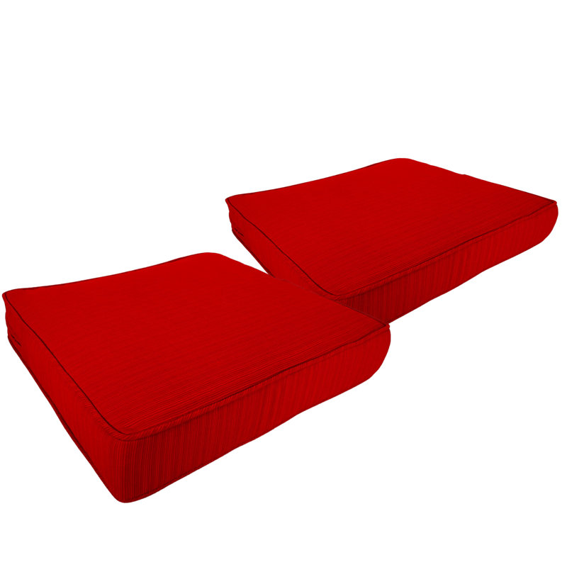 Coussin de siège d'extérieur Alice, Rouge