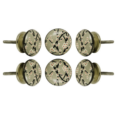 Amin Oversized 1 5/8" Diameter Mushroom Knob Multipack