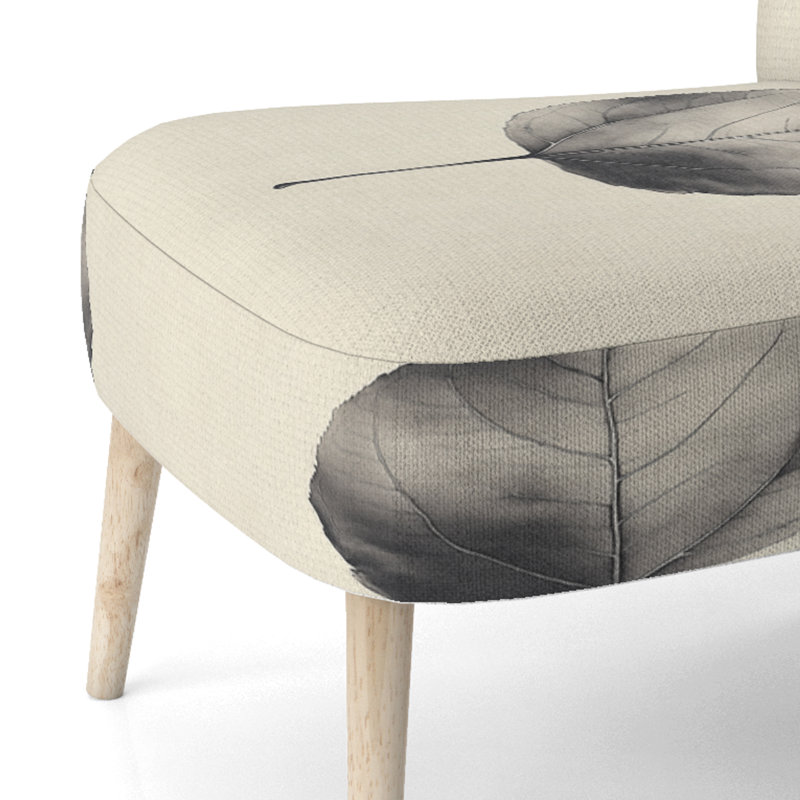Upholstered Accent Chair, Side Chair Armless