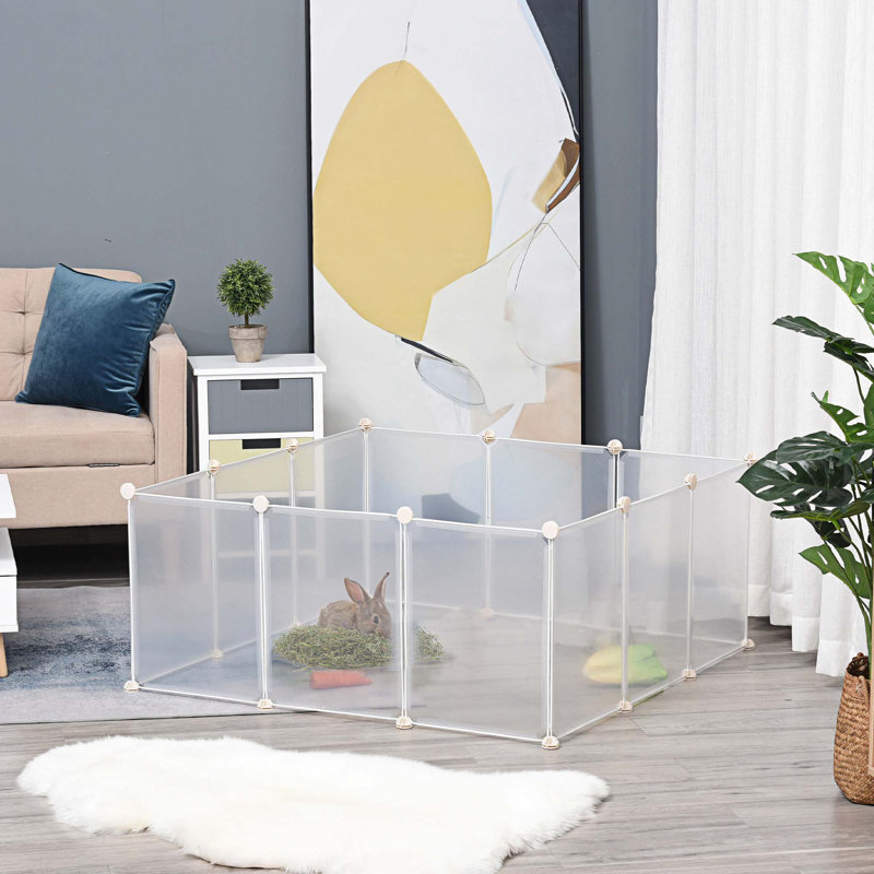 Versatile Portable Pet Playpen for Small Animals with Customizable Layout