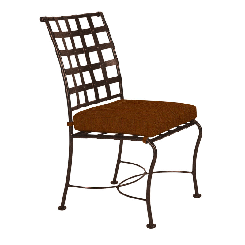 Classico Outdoor Dining Side Chair, Harris Stone, Copper Creek