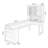 Brown Rectangular Solid Wood+Glass desk-2026820084