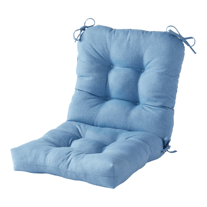 Coussin de chaise d'extérieur Lester, 1, H 21 po x l 21 po x P 21 po, En jean