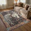 Tapis d'automne lavable Goldene Vintage Tiger Desert Brown - Tapis doux en cachemire pour salon, chambre ou bureau-1817389574-1835400275