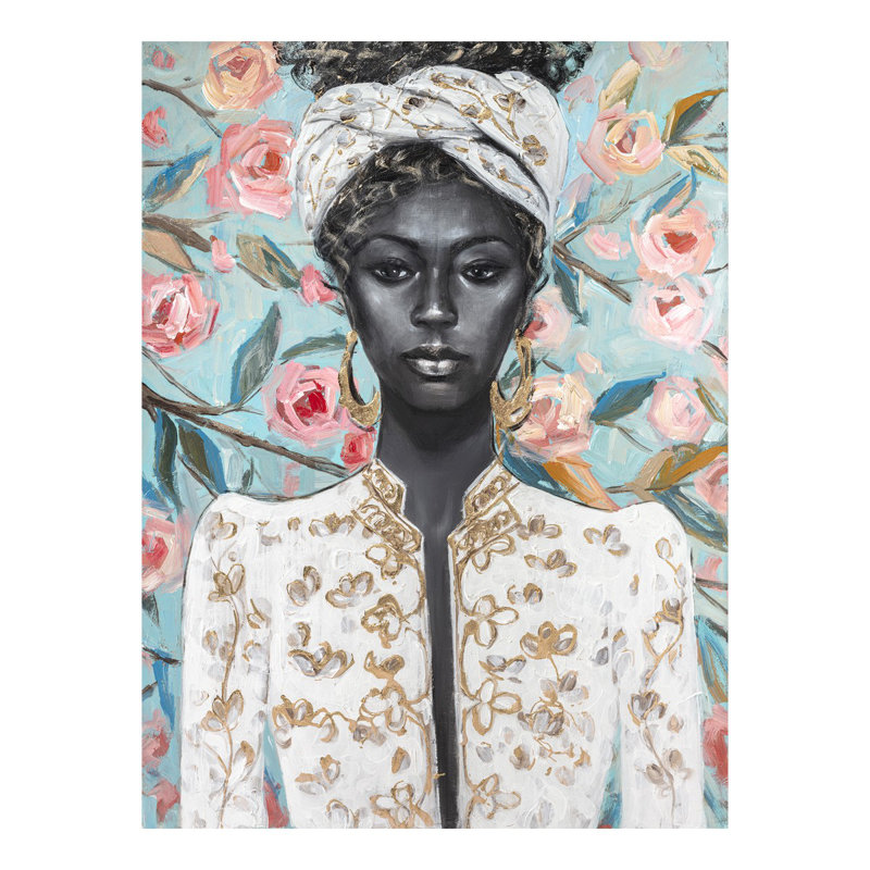 Black African Woman - No Frame Painting