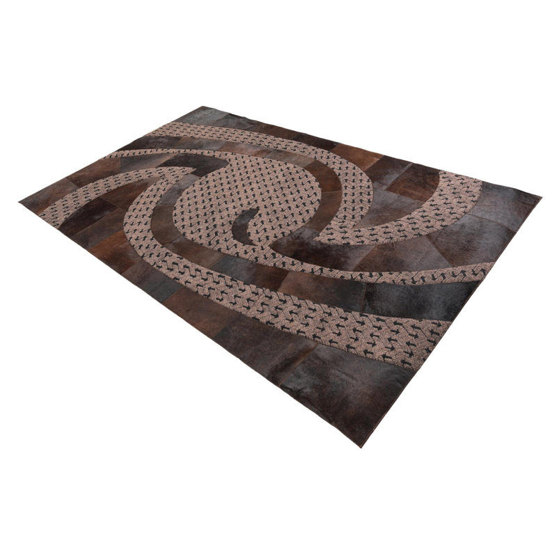Tapis brun foncé Nakayama
