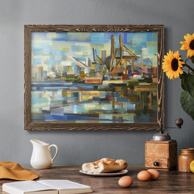 Port of Seattle, reproduction d'art sur toile
