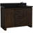48'' Single Bathroom Vanity with Black Galaxy Granite Top