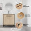 Meuble-lavabo simple avec comptoir Mans 30