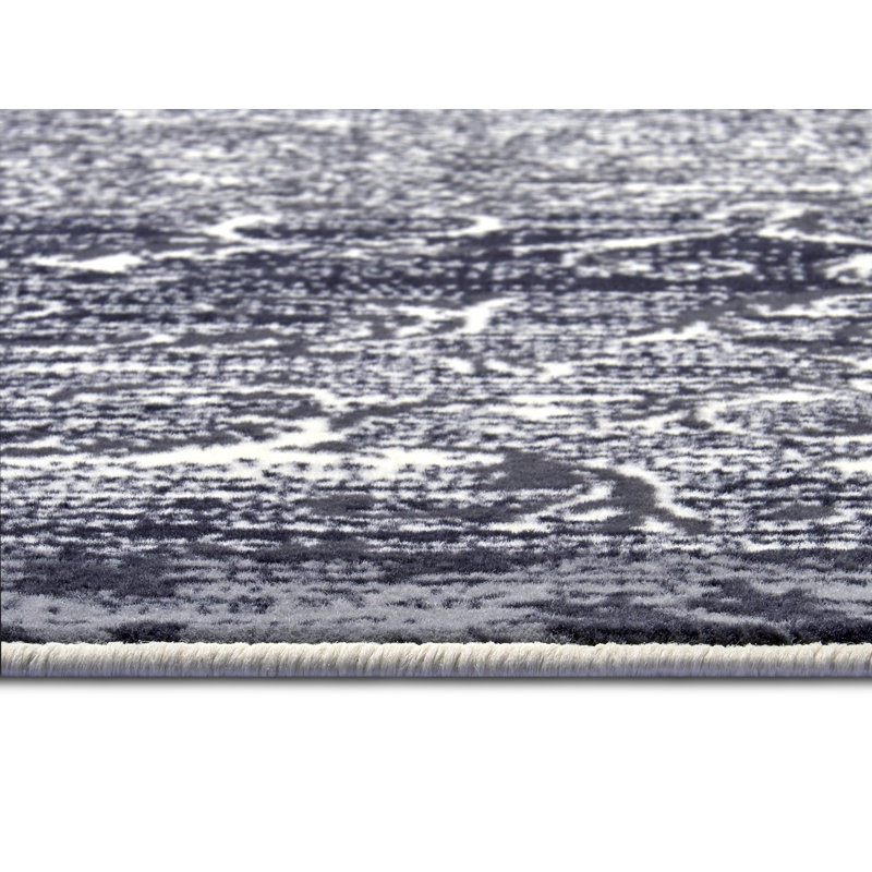 Grey/Cream Area Rug, Rectangular 200 x 290cm
