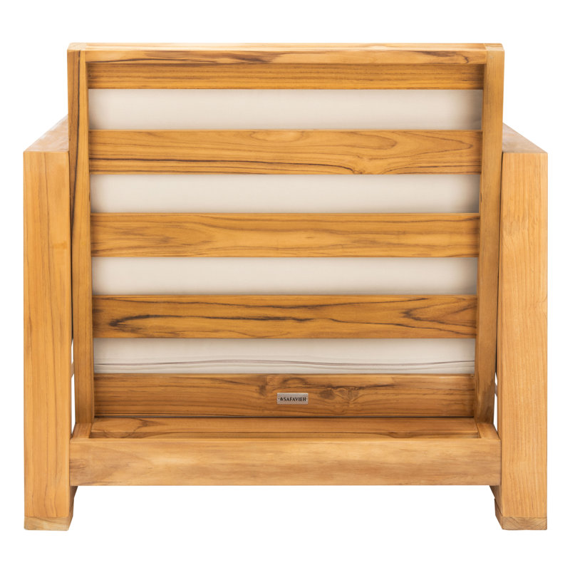 Zariah Outdoor Teak Lounge Chair