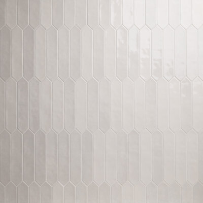 Renzo Glossy Ceramic Picket Wall Tile
