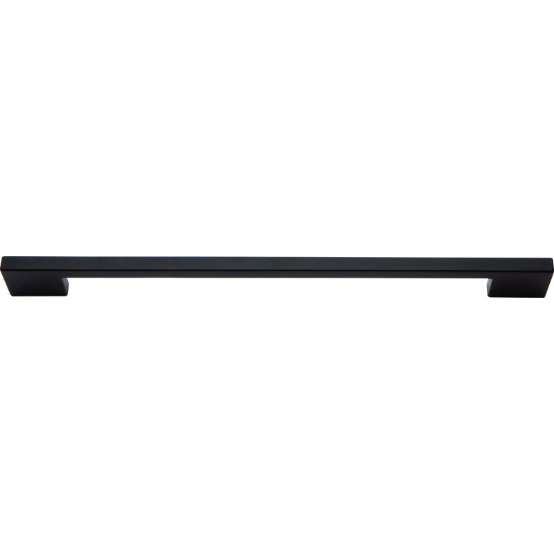 Thin Square 11 5/16" Center to Center Bar pull, Matte Black