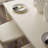 White Rectangular Solid Dining Table For Dining Room/Kitchen