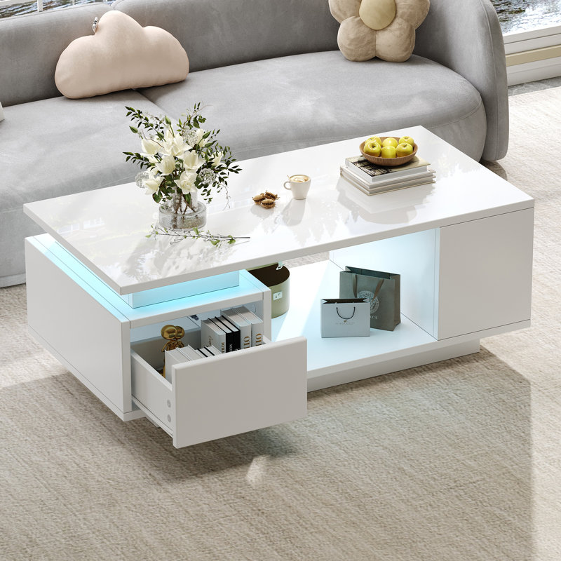 Frame Coffee Table with Storage