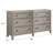 Kivon Beige 6-Drawer Dresser