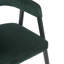 46.5cm H Velvet Upholstered Contoured Armchair-754011052