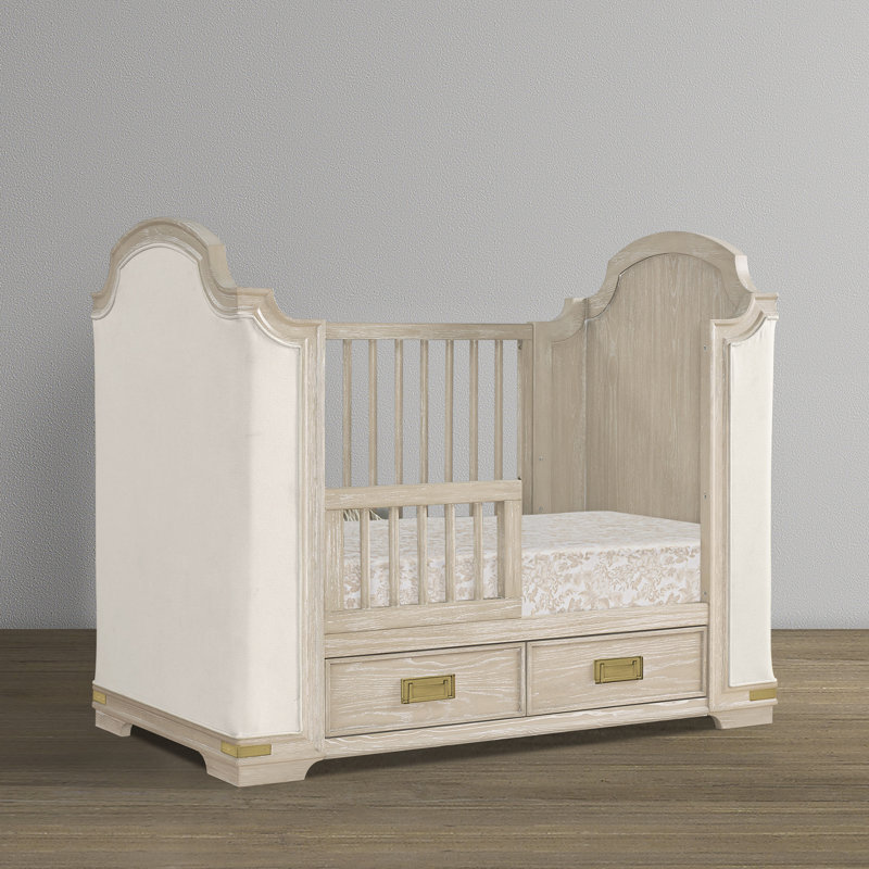 Paris Toddler Guardrail, Whitewash Ash