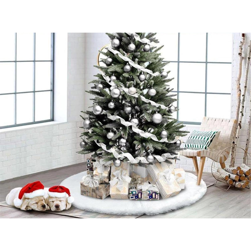Faux Fur Tree Skirt