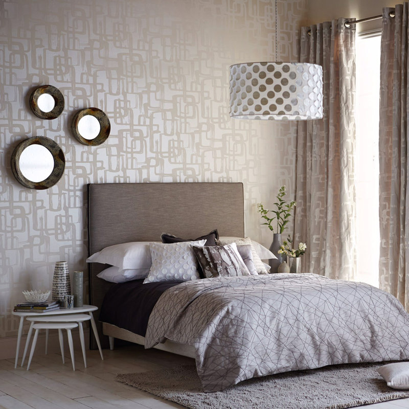 1005m x 52cm Wallpaper Roll, Pearl/Chalk