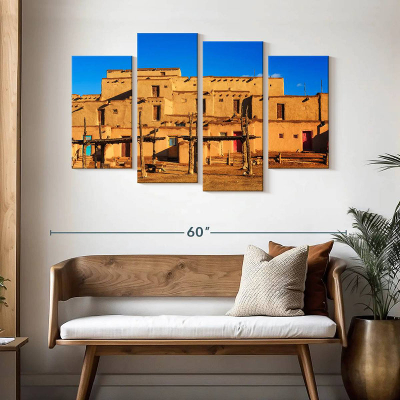 Nicci Taos Pueblo, Nouveau-Mexique, H 32 po x l 52 po