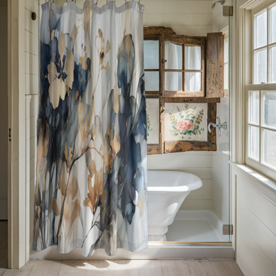 Abstract Shower Curtain