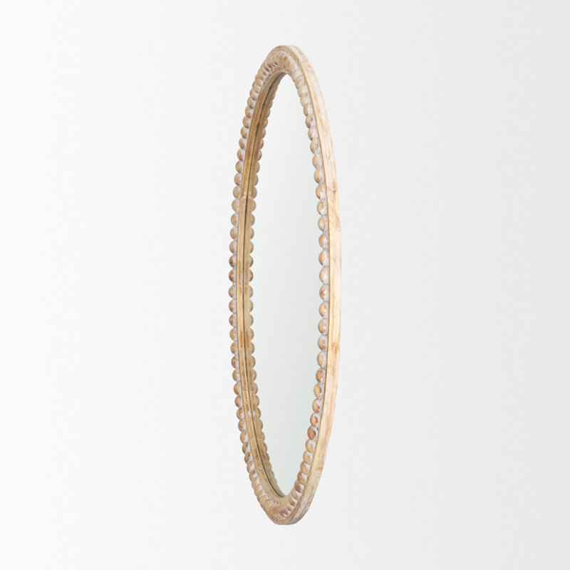 Miroir mural Longino, Brun clair